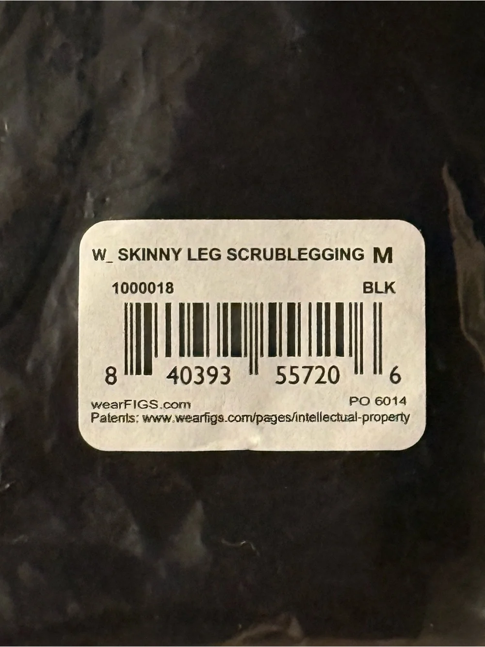 FIGS Ashland High-Rise Women’s Scrublegging Skinny Leg Scrub Leggings (black)